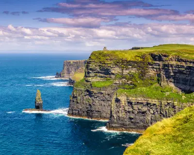 Cliffs of Moher Klippen Irland Reise Meer Tourismus Natur Ozean Atlantik