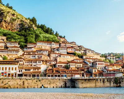 Historic city of Berat in Albania, World Heritage Site by UNESCO