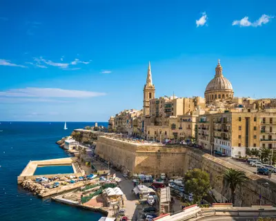 View of Valletta, the capital of Malta