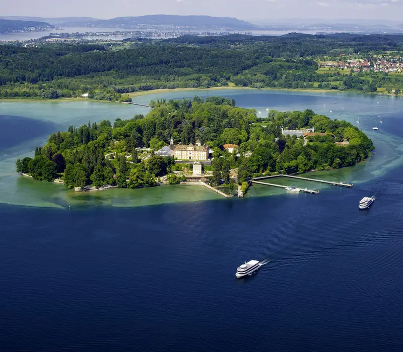 Der Bodensee mit Insel Mainau