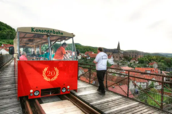 Fahrt mit der Kanonenbahn