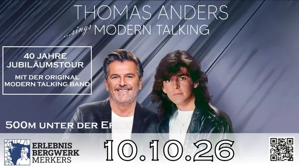 Thomas Anders  „Gentleman of Music“ im Bergwerk Merkers